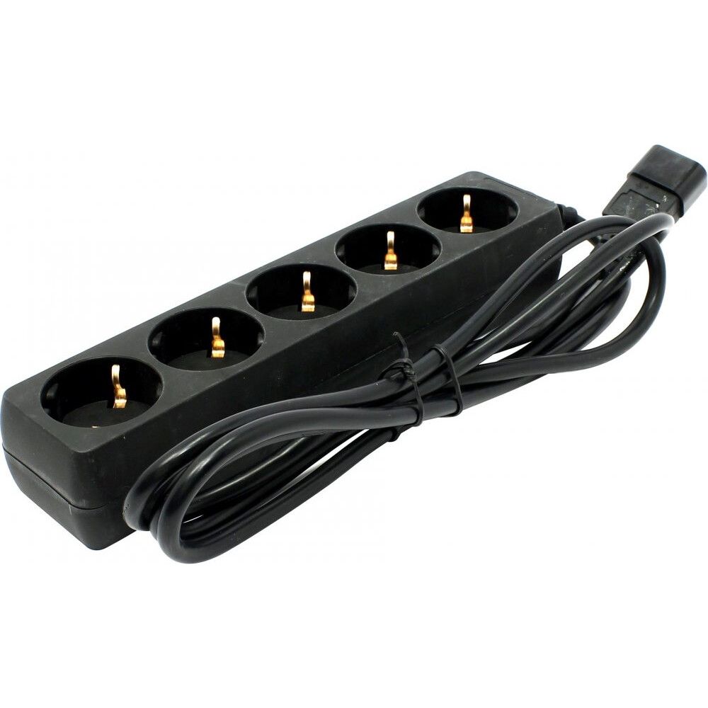 Сетевой фильтр ExeGate SPU-5-1.8B, 1.8 м, Черный детальное изображение - 1