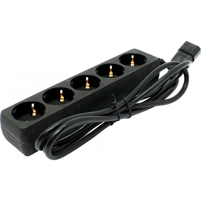 Сетевой фильтр ExeGate SPU-5-1.8B, 1.8 м, Черный №1