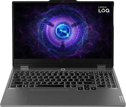 Ноутбук Lenovo LOQ 15IRX9, Intel Core i7 13650HX, RAM 16 ГБ, Серый, SSD 512 ГБ, NVIDIA GeForce RTX 3050, без ОС детальное изображение - 1
