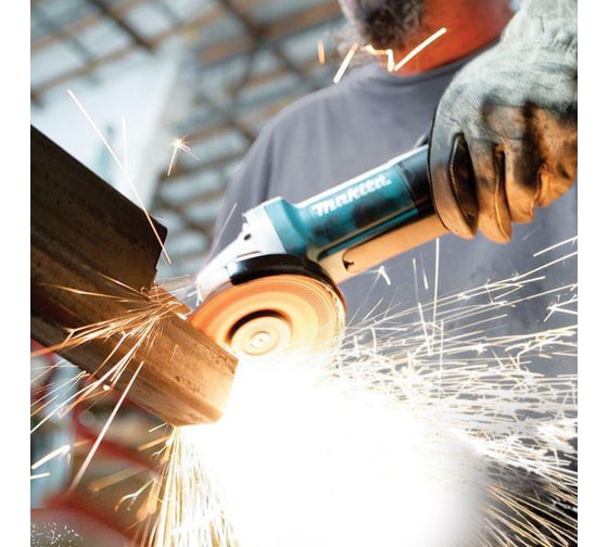 Угловая шлифмашина Makita 9565CVK, 125 мм, 11000 об/мин, 1400 Вт детальное изображение - 4