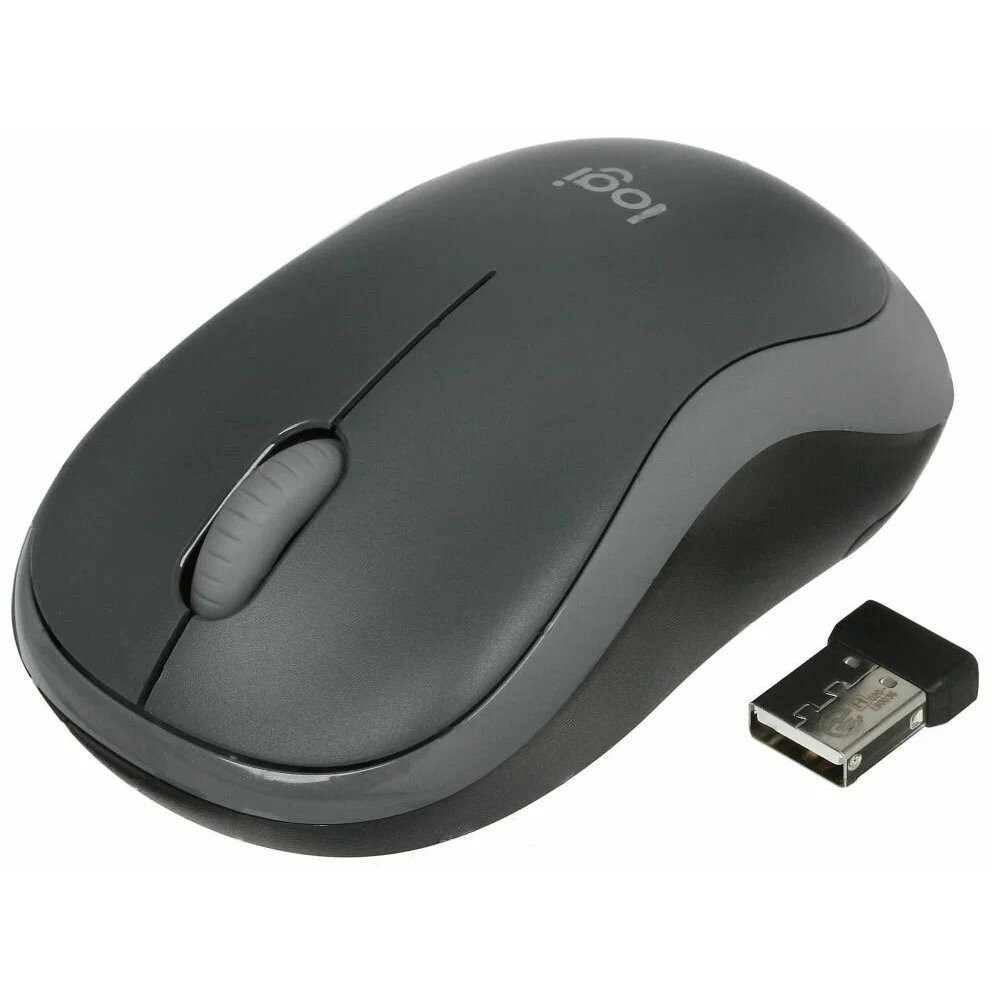 Мышь Logitech M186  (910-004131), Серый, Черный детальное изображение - 4