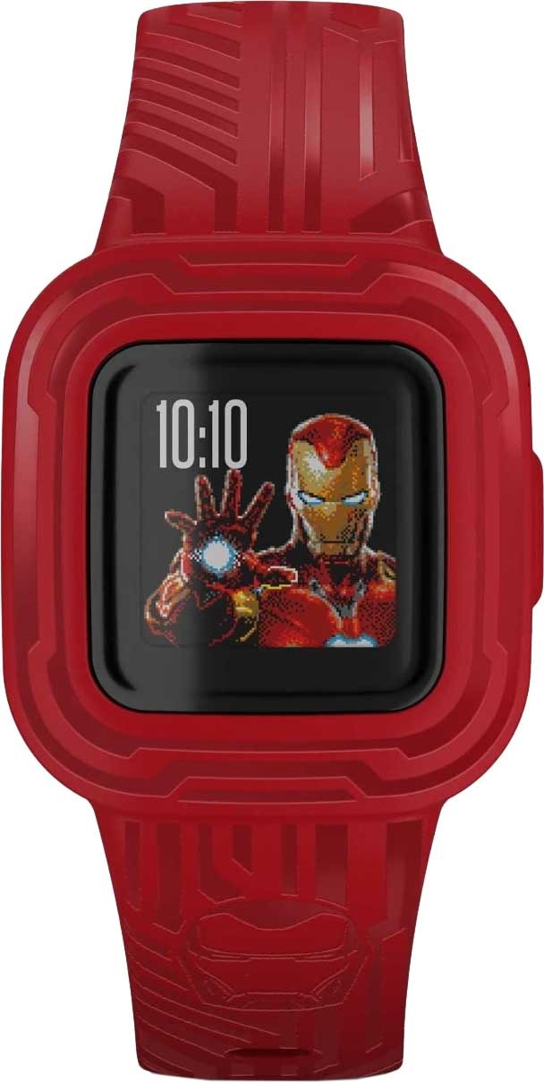 Фитнес-браслет детский Garmin Vivofit JR 3 Marvel, 14 мм, Красный детальное изображение - 2