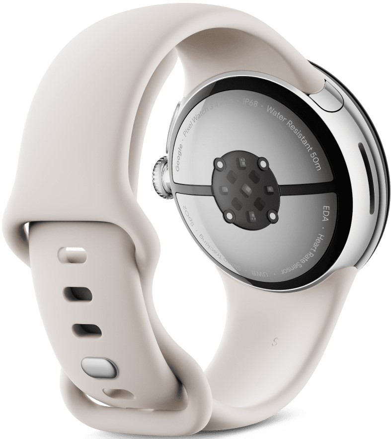 Смарт-часы Google Pixel Watch 3 45 мм, Серебристый, Hazel Active Band детальное изображение - 3