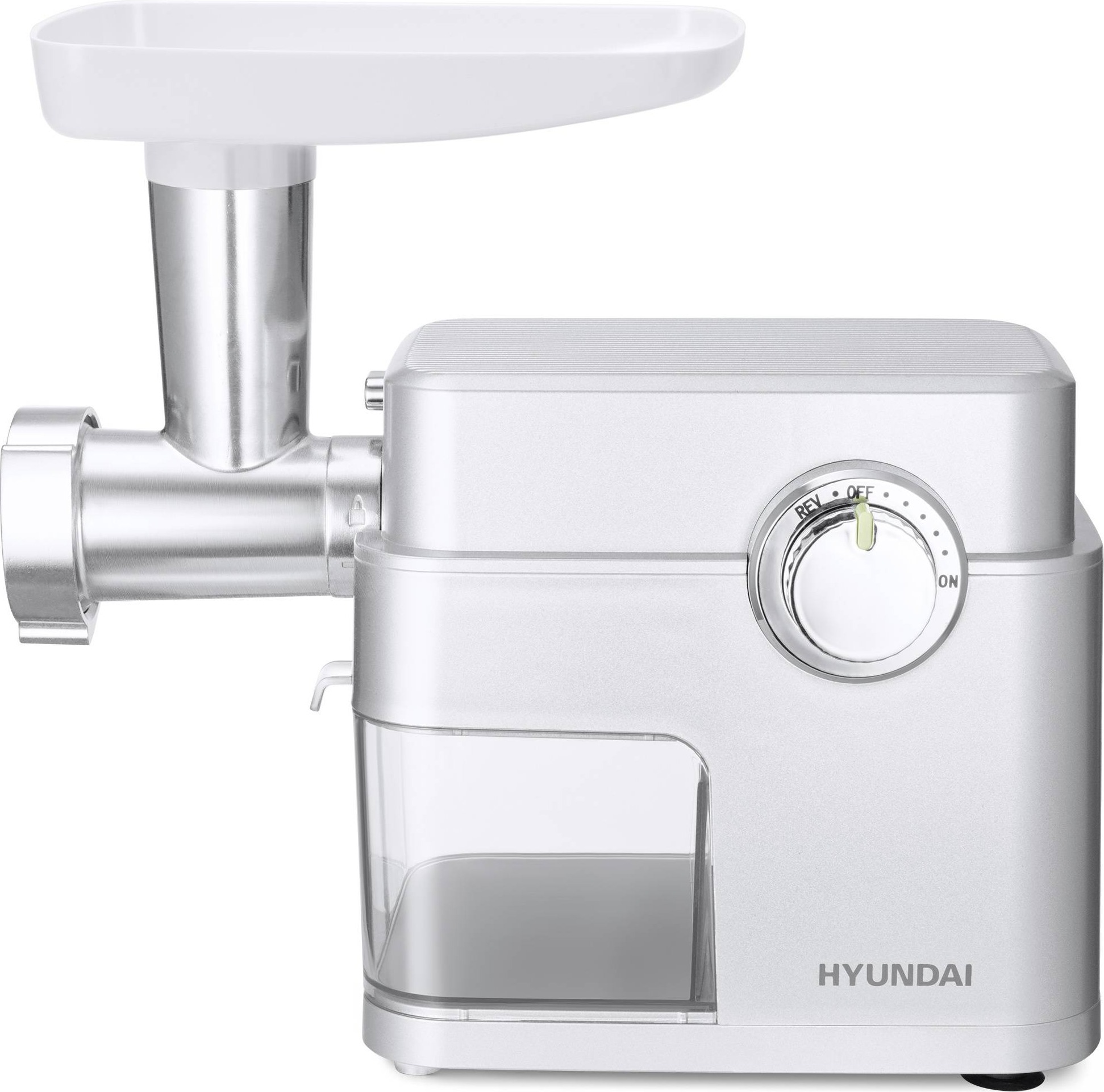 Мясорубка Hyundai HY-MG5591, Серебряный детальное изображение - 2
