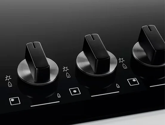 Газовая варочная панель Electrolux GPE 263 MB, Черный детальное изображение - 4