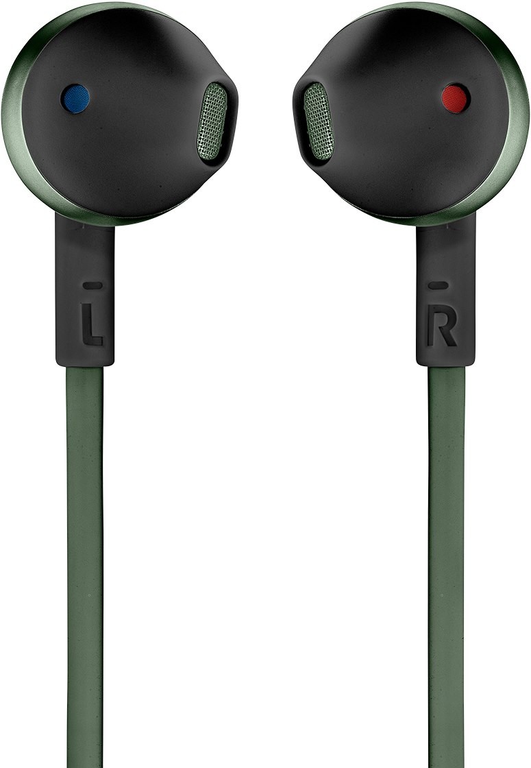 Проводные наушники JBL T205BT, Зеленый детальное изображение - 2