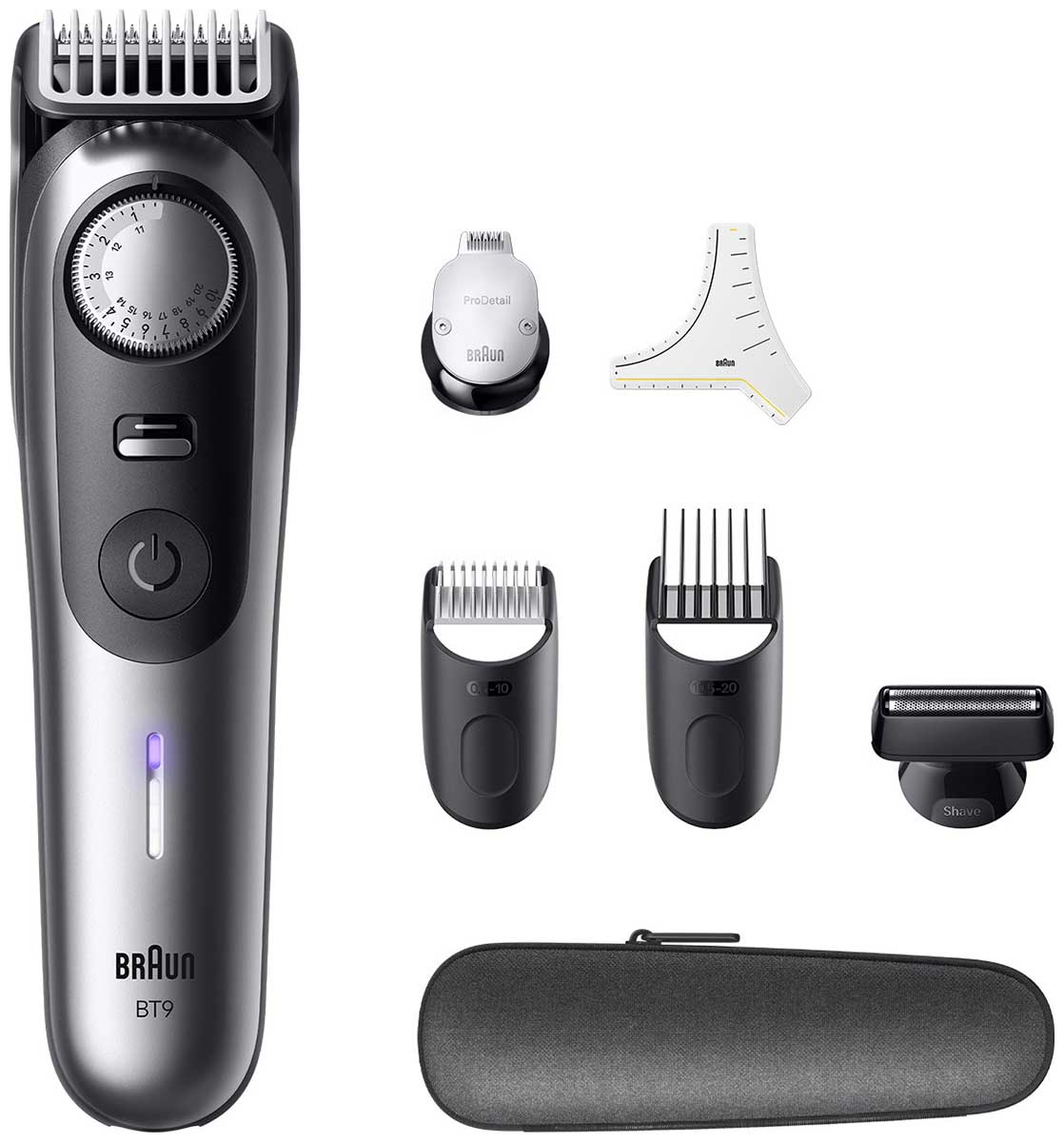 Триммер для лица Braun BT9520, Серый детальное изображение - 2