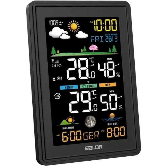 Метеостанция BALDR B0360WST2H2PR-V3, Черный детальное изображение - 5