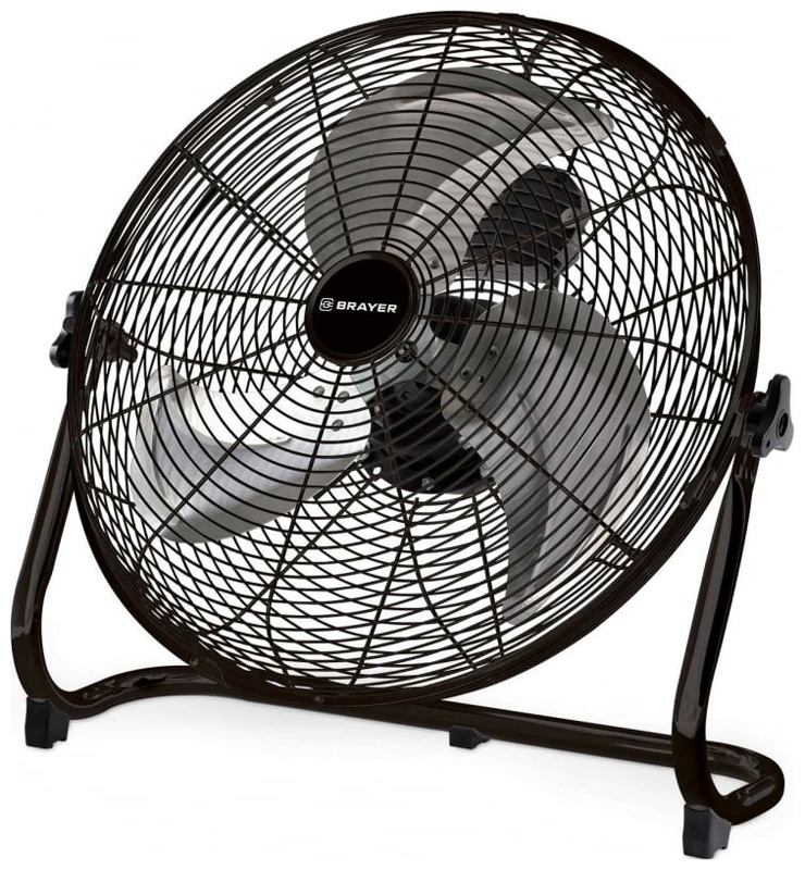 Вентилятор напольный Brayer 4960BR-BK, 110 Вт, Черный детальное изображение - 2