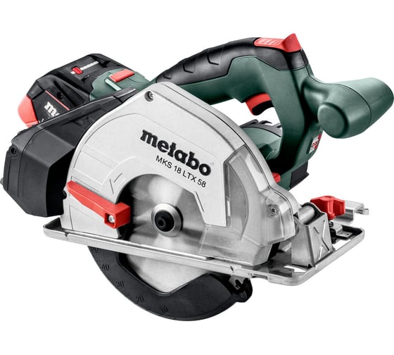 Аккумуляторная дисковая пила Metabo MKS 18 LTX 58 600771700, 165 мм, 3600 об/мин детальное изображение - 1