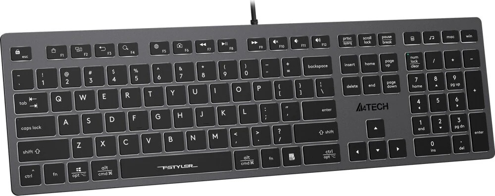 Клавиатура A4Tech Fstyler FX60, Черный детальное изображение - 2
