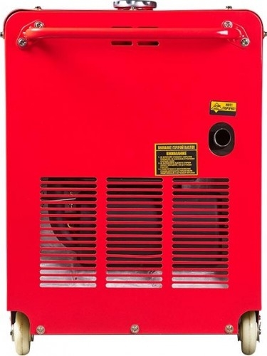 Генератор дизельный с воздушным охлаждением FUBAG DS 8000 DAC ES 431745, в кожухе, 6 кВт, Красный детальное изображение - 4