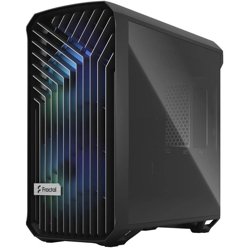 Корпус Fractal Design Torrent Compact RGB TG Light Tint, Черный детальное изображение - 2
