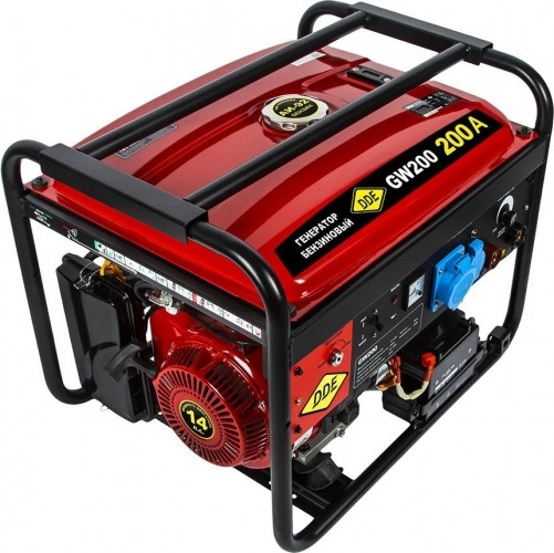 Сварочный генератор DDE GW200 917-484, 5 кВт, Красный детальное изображение - 3