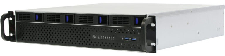 Серверный корпус Procase ES204XS-SATA3-B-0, без БП, Черный детальное изображение - 1