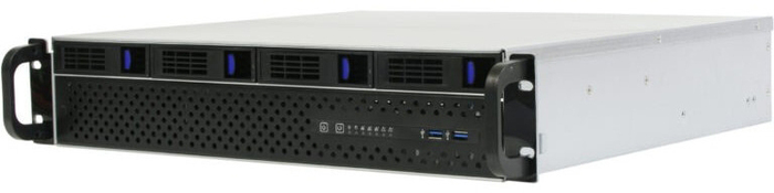 Серверный корпус Procase ES204XS-SATA3-B-0, без БП, Черный №1