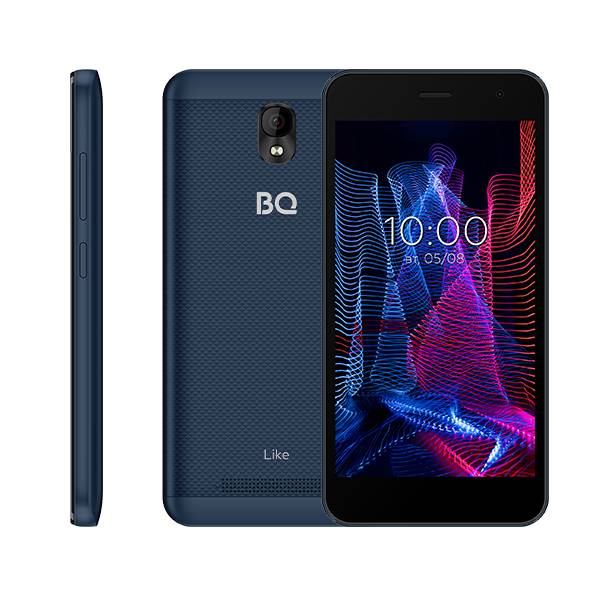 Смартфон BQ 5047L Like 1/8 Гб, Темно-синий, Dual nano SIM детальное изображение - 2