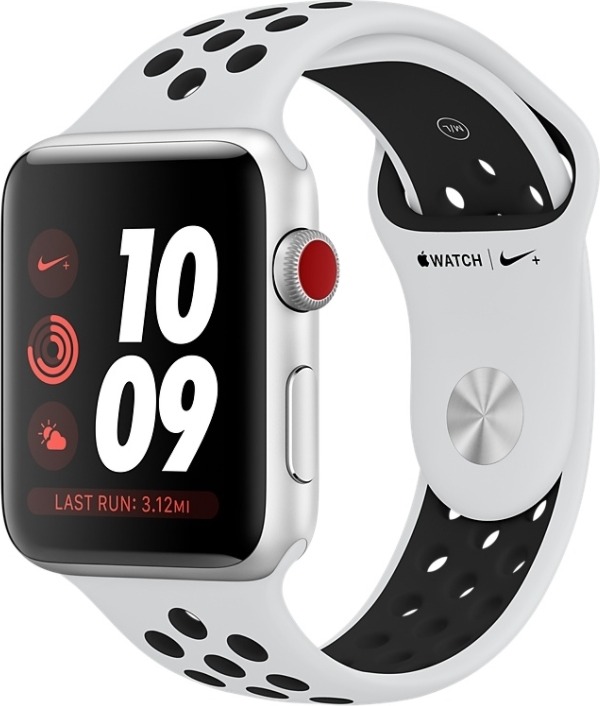 Смарт-часы Apple Watch 3 Nike+ Aluminum, 38 мм, Серебристый, Sport Band детальное изображение - 1