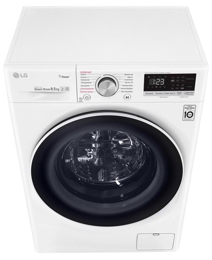 Стиральная машина LG AI DD F4V5VS0W, Белый №5