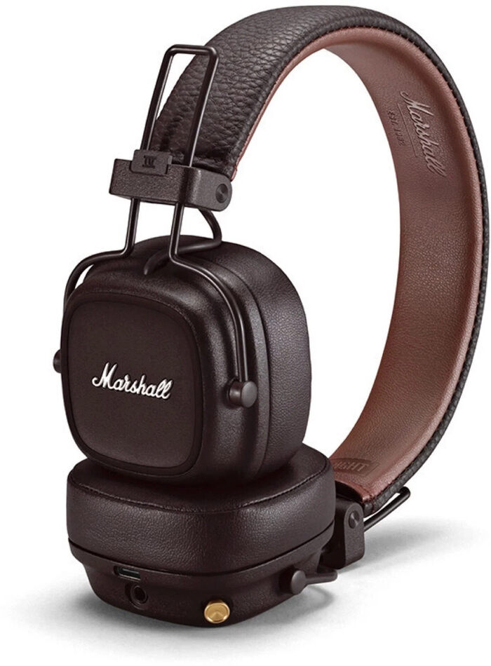 Наушники беспроводные с микрофоном Marshall Major IV, Коричневый №2