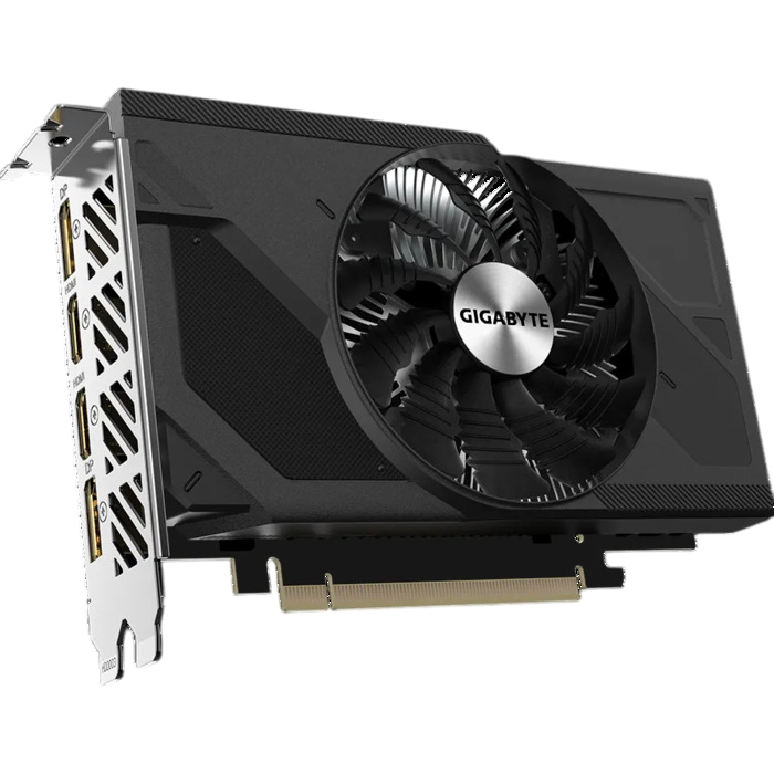 Видеокарта Gigabyte NVIDIA GeForce RTX 4060, GV-N4060D6-8GD, 8 ГБ, Черный детальное изображение - 1