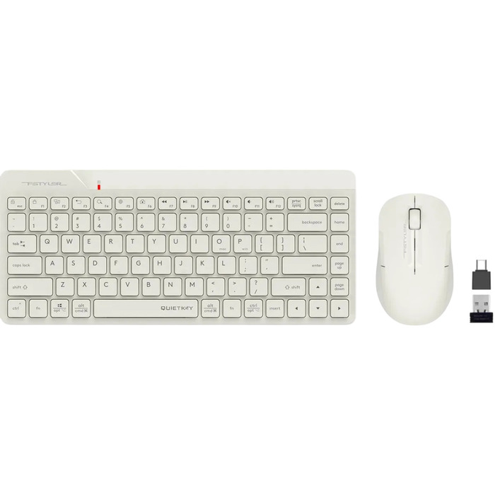 Клавиатура + мышь A4Tech Fstyler FG2200 Air2, Бежевый №3
