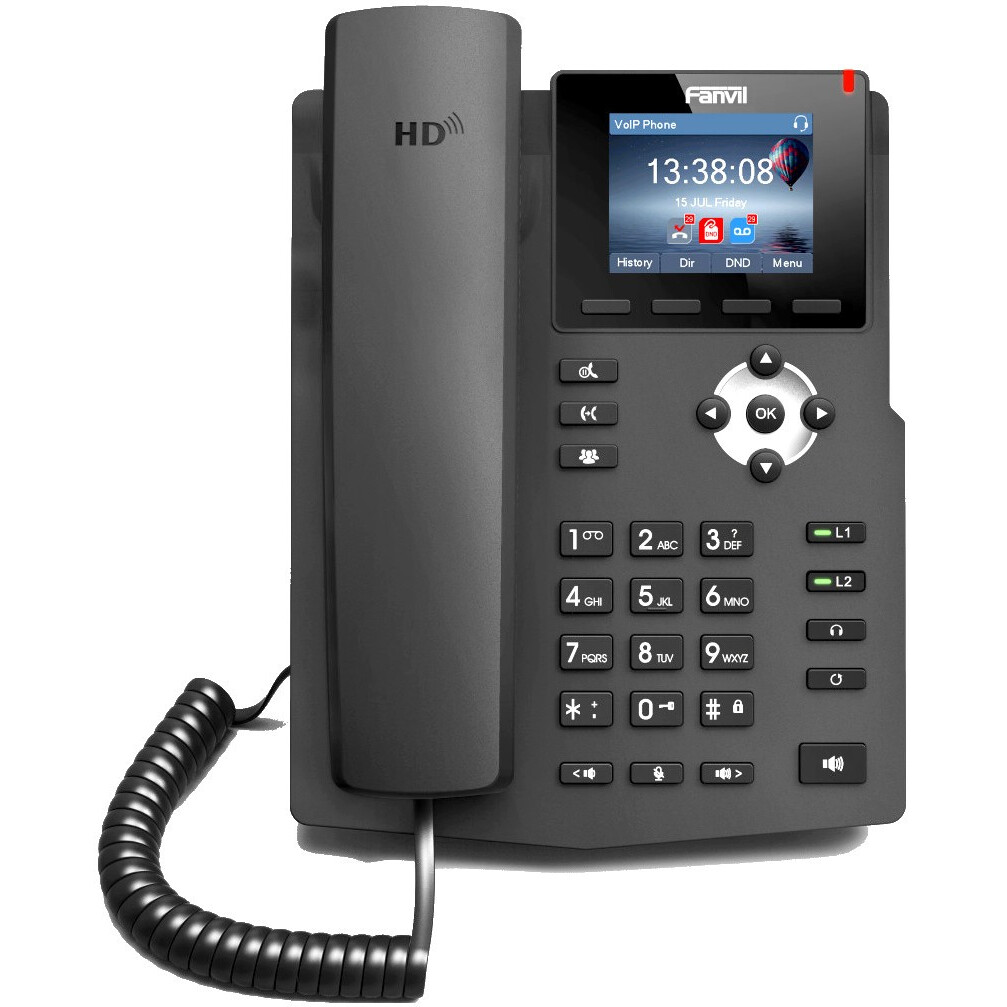 VoIP-телефон Fanvil (Linkvil) X3SP, Черный детальное изображение - 3