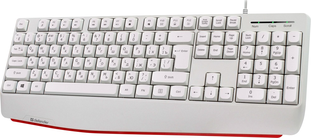 Клавиатура Defender Atom HB-546, 45547, Белый детальное изображение - 5