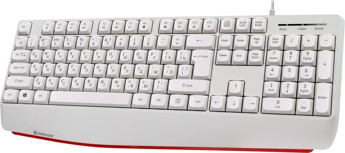 Клавиатура Defender Atom HB-546, 45547, Белый №5