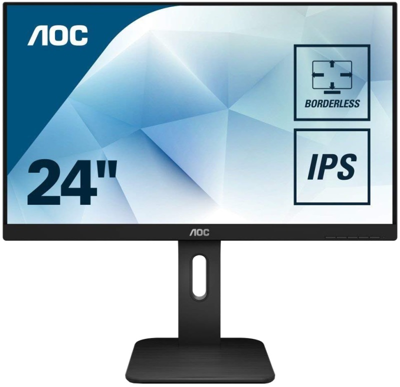 Монитор AOC 24P1, 23.8″, 1920x1080, 60 Гц, Черный детальное изображение - 1