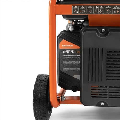 Генератор бензиновый DAEWOO GDA 8000Ei, 7.5 кВт, Оранжевый детальное изображение - 11