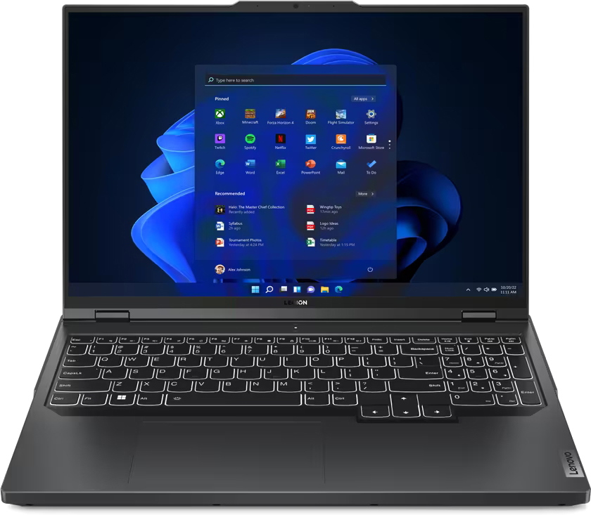 Ноутбук Lenovo Legion Pro 5 16IRX8, 82WK00D2PB, RAM 16 ГБ, SSD 512 ГБ, Серый детальное изображение - 1