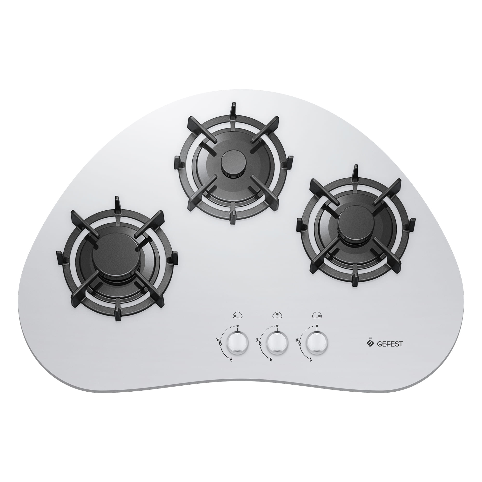 Газовая варочная панель Gefest CH 2120 K6, Белый детальное изображение - 1