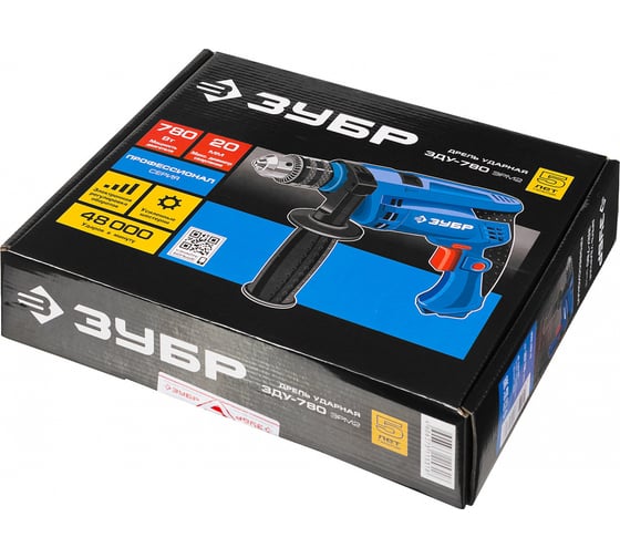 Ударная дрель Зубр ЗДУ-780 ЭРМ2, 780 Вт детальное изображение - 10