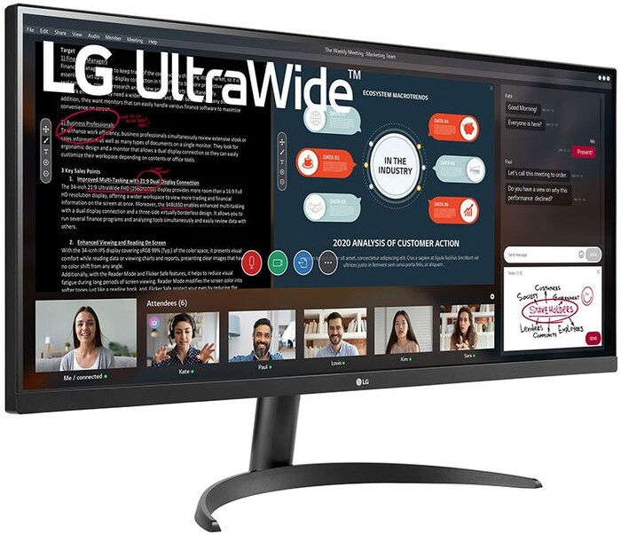 Монитор LG UltraWide 34WP500, 29