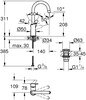 Смеситель Grohe Eurosmart 23970003 вариант - 6
