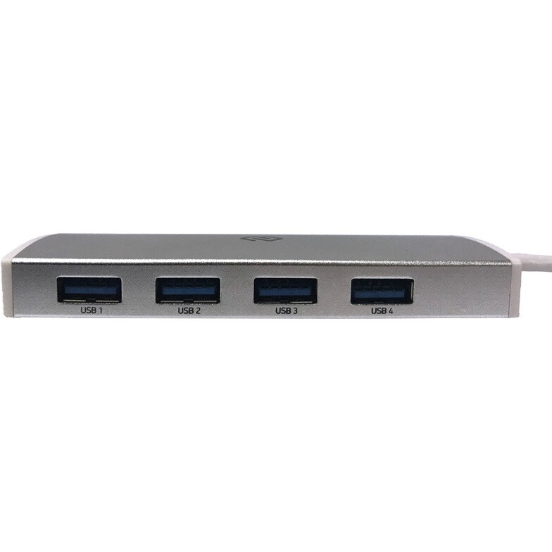 USB-концентратор Digma HUB-4U3.0-UC-S, Серебристый детальное изображение - 3