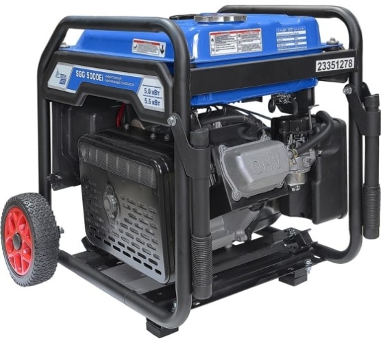 Генератор бензиновый ТСС SGG 5000Ei 060040, 5 кВт, Синий детальное изображение - 6