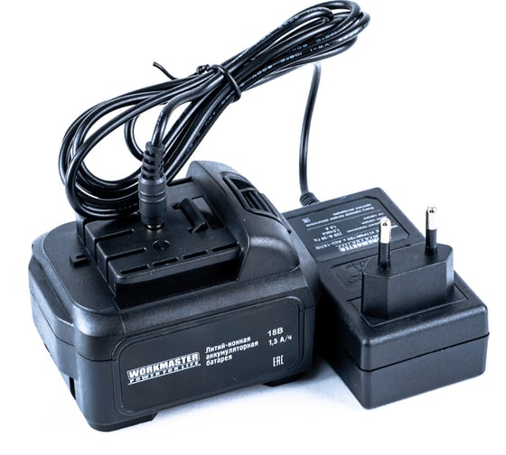 Аккумуляторная дрель-шуруповерт WorkMaster АШ-18ЛВ, 18 В, 28 Нм, 1,5 А·ч детальное изображение - 7