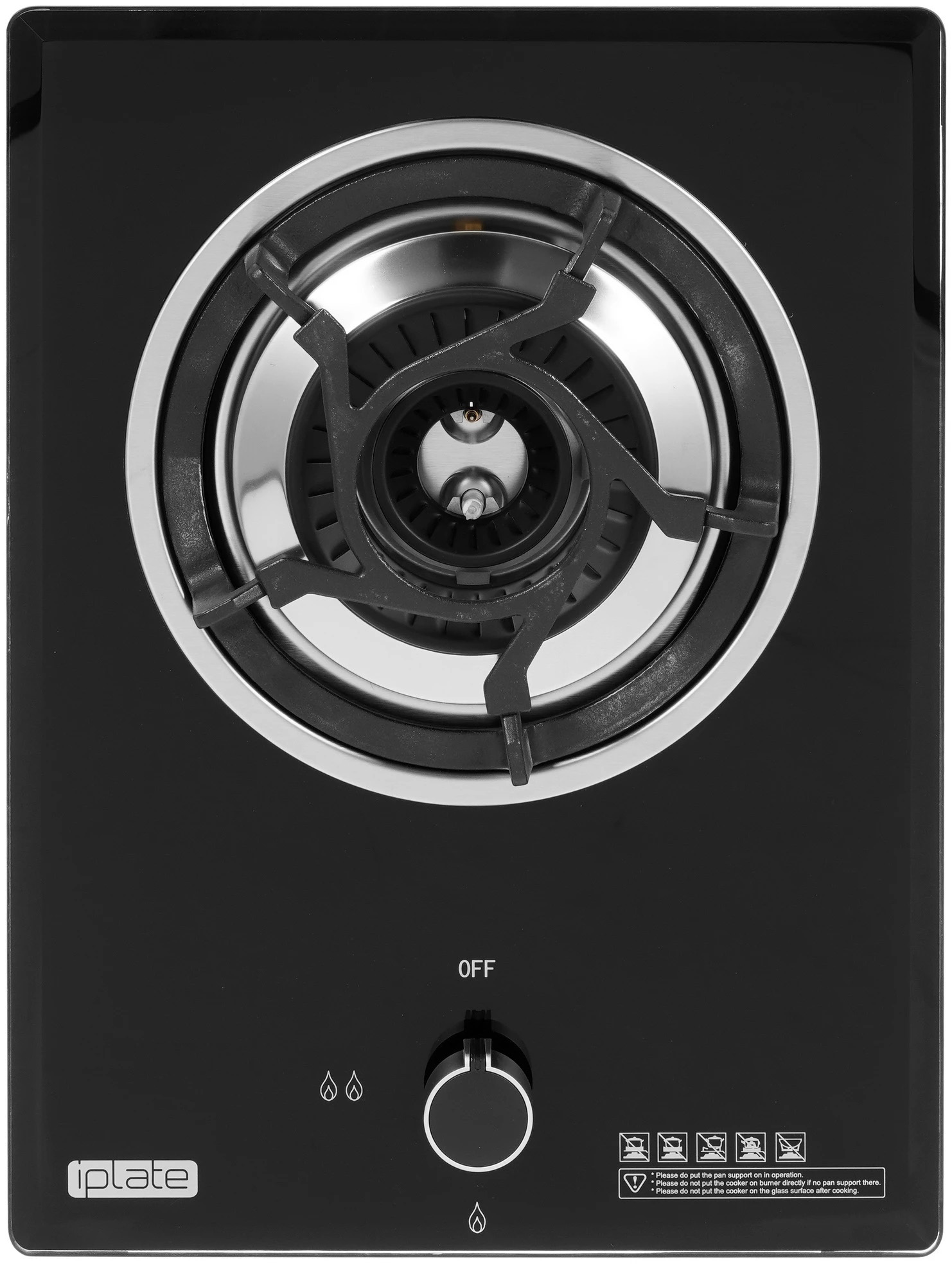 Плита газовая iPlate IGH-140c, Черный детальное изображение - 2
