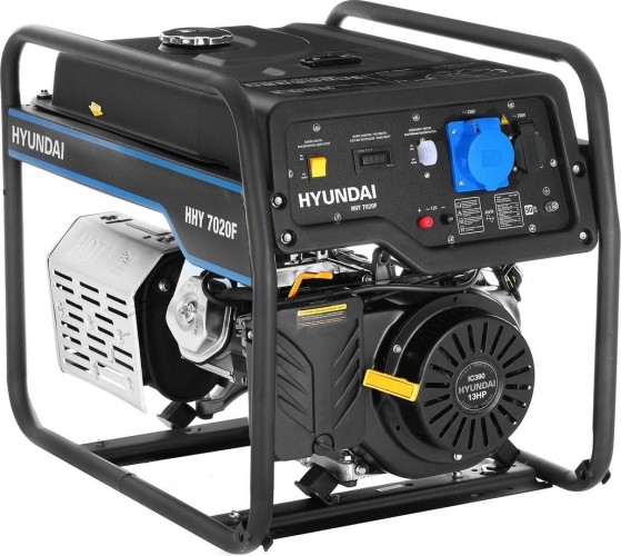 Генератор бензиновый HYUNDAI HHY 7020F, 5 кВт, Черный детальное изображение - 1