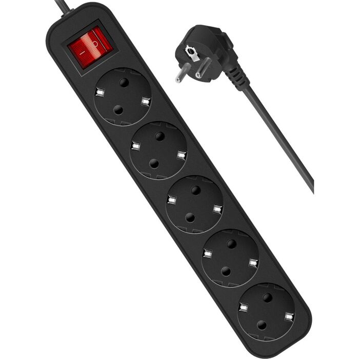 Сетевой удлинитель Defender G530, 3 м, Черный №1