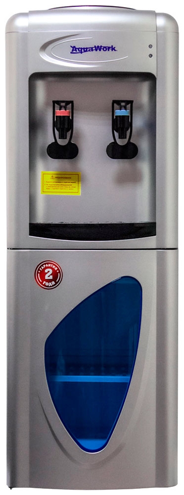 Кулер для воды со шкафчиком Aqua Work 0.7-LR (24527), Серебро детальное изображение - 2