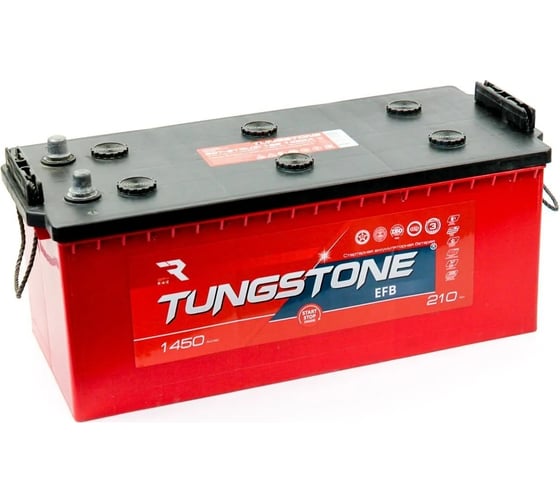 Аккумулятор Tungstone Efb 6ст, Обратная полярность, 210 А*ч детальное изображение - 1