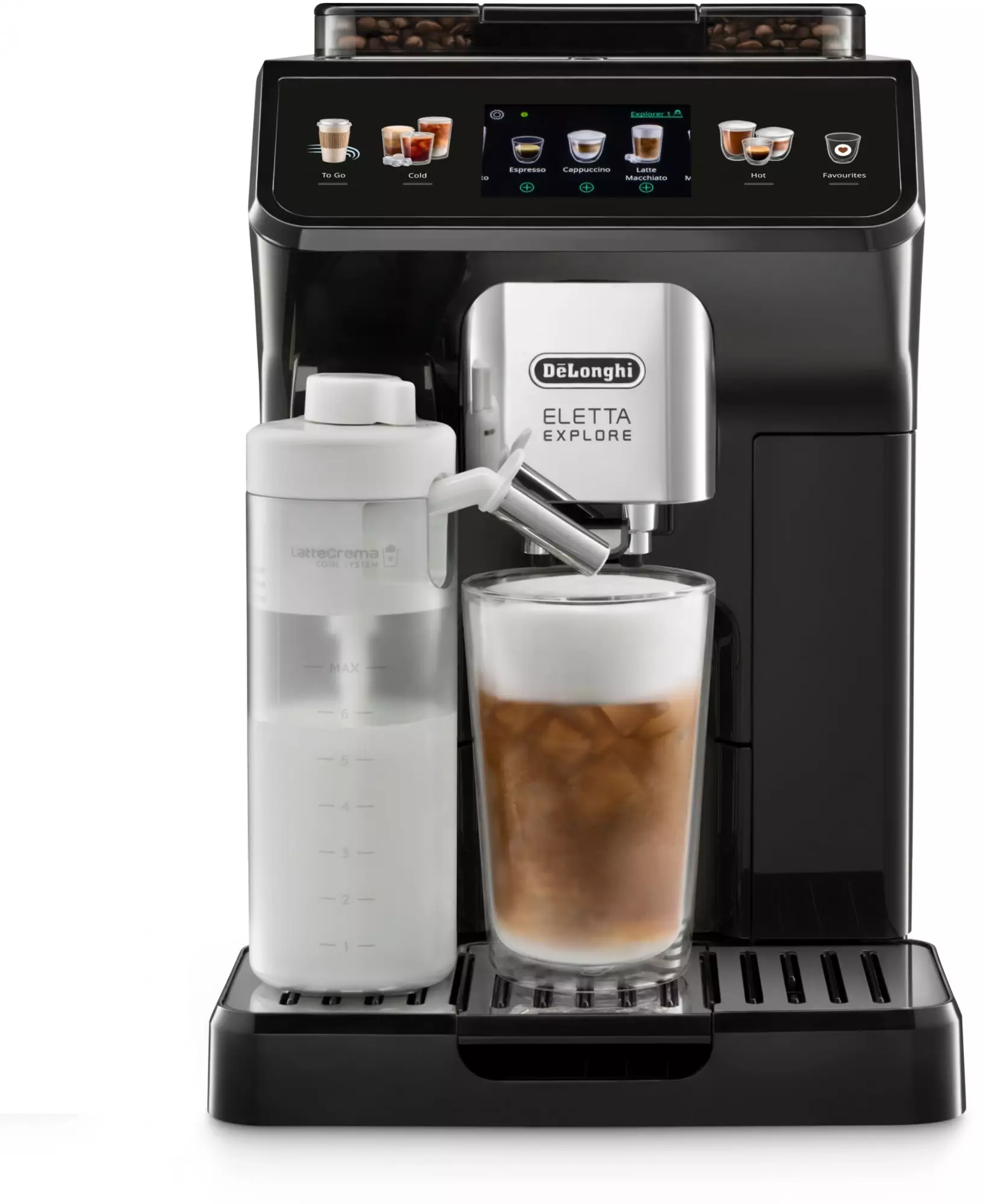 Кофемашина Delonghi Eletta Explore ECAM450.55.G, Черный детальное изображение - 3