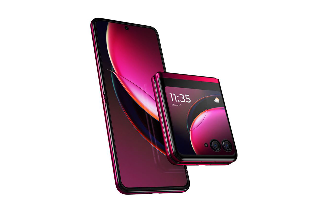 Смартфон Motorola Razr 50 Ultra 512 Гб, красный, Dual nano SIM + eSIM детальное изображение - 2