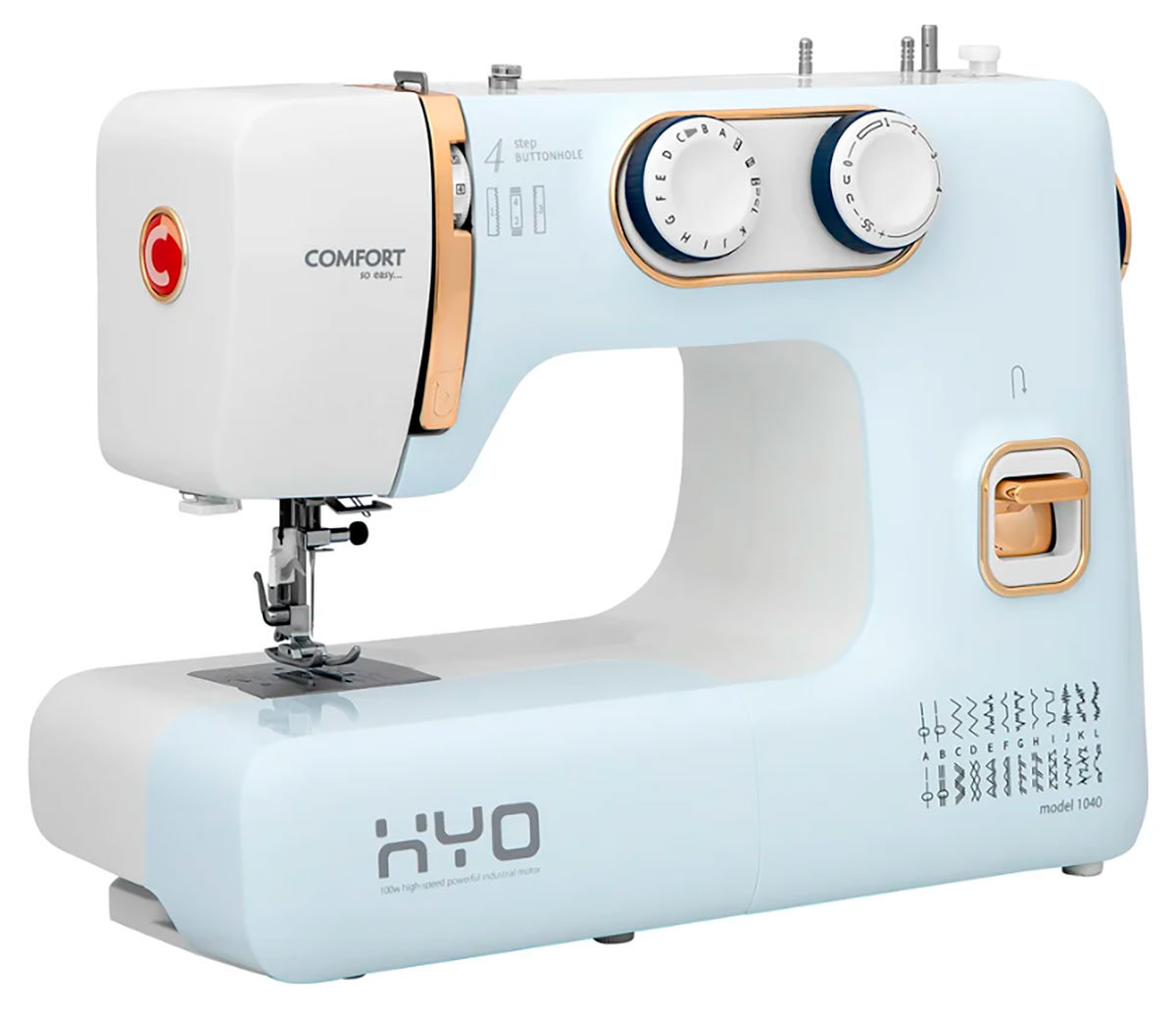 Швейная машина Comfort 1040, Белый детальное изображение - 2