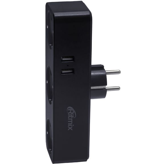 Сетевой фильтр Ritmix RM-032, Черный детальное изображение - 4