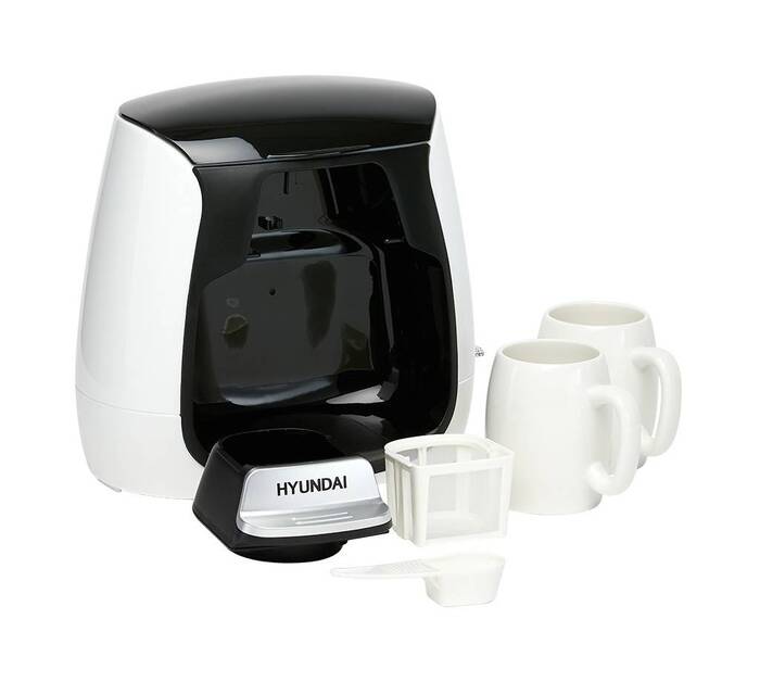 Кофеварка капельная Hyundai HYD-0204, Белый №6