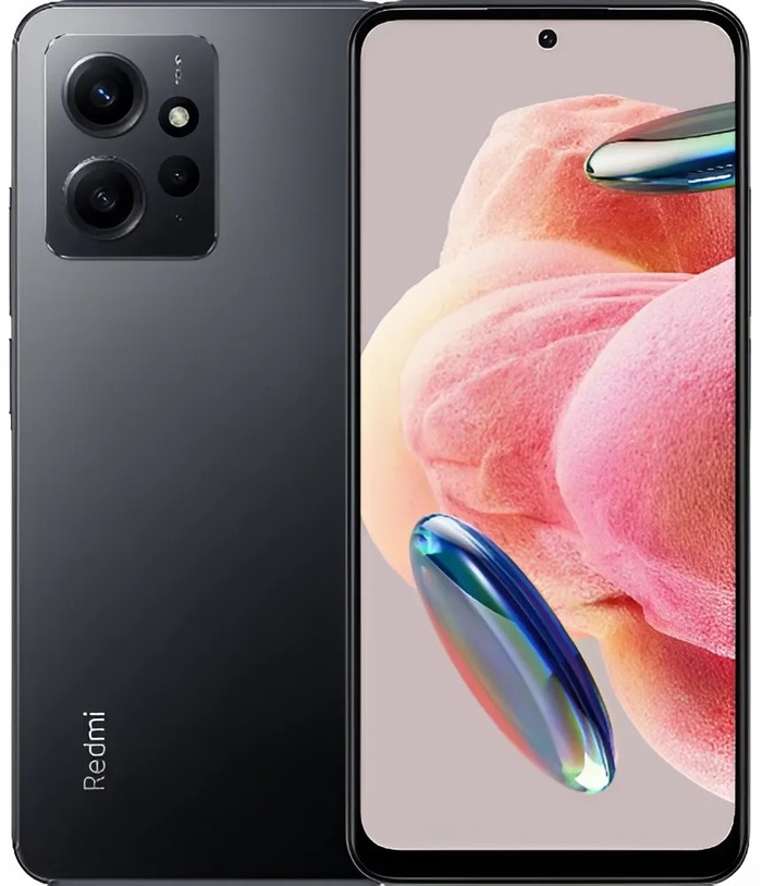 Смартфон Xiaomi Redmi Note 12 4G 8/128 ГБ, Серый оникс, Dual nano SIM №1